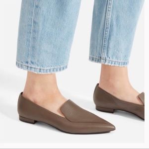 Everlane the boss flat dark taupe women’s shoe size 11.